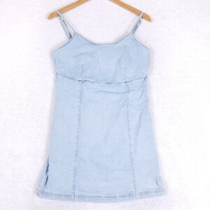 strappy denim mini dress AKIRA Julia | Light Blue Kid Size:90-2Y summer festivals GV 2/2/2 Royal Blue Sequin Prom